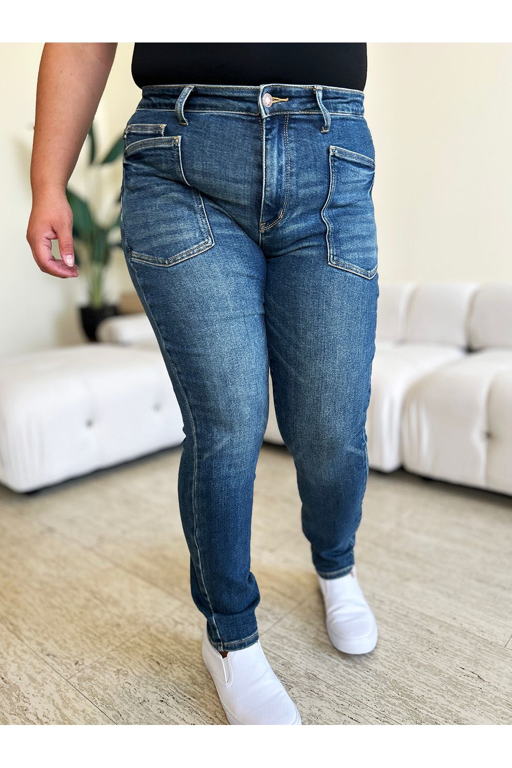 Judy Blue Full Size High Waist Skinny Jeans